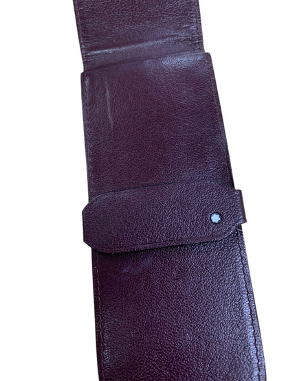 モンブラン ペンケース 2本差し マイスターシュテュック 本革 ボルドー ITK7ECIY2TF0 【SALE】