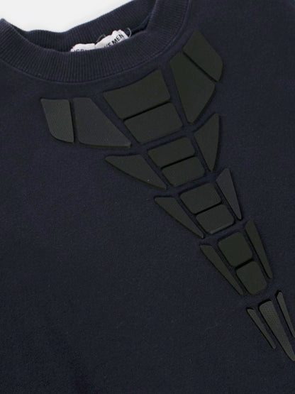 イッセイミヤケメン ME73JK025 半袖スウェット M ネイビー ITH1L055S5F1