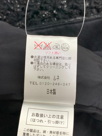 ルネ 6446320 ワンピース 38 ブラック TISSU社製生地 IT0H7F6HLDGC