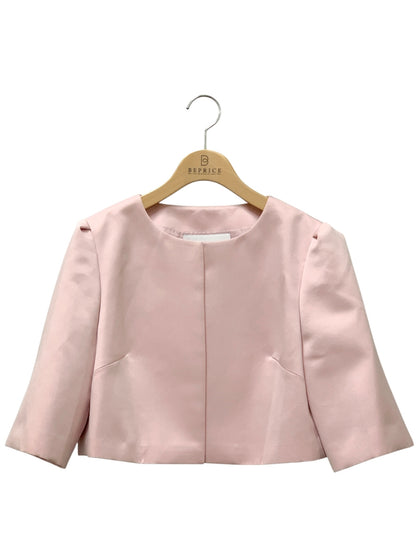ルネ Jacket 6513950 ノーカラージャケット 38 ピンク ITINJ4UV593I