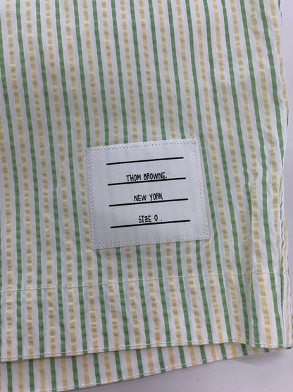 トムブラウン MTT029A-F0009-350 スイムウェア ハーフパンツ  0 グリーン シアサッカー ストライプ IT3396BUT19W 【SALE】