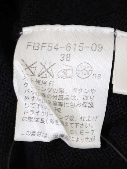 バーバリーブルーレーベル FBF54-615-09 ニット 38 ブラック パフスリーブ ITPRTLZVI6MC