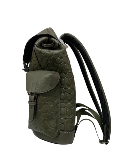 コーチ WARNER BP SIG L CAK26 1J/OLIVE DRAB バックパック オリーブ スムースカーフレザー シグネチャー型押しリファインドペブルレザー ITAUXGBCKM2M