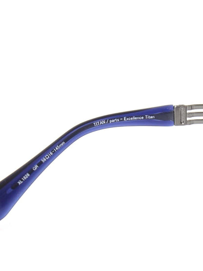 ラインアートシャルマン Forte XL1826-GR メガネ シルバーグレー/ネイビー コンビフレーム ハーフリム スクエア ITEW8JX3M82M 【SALE】