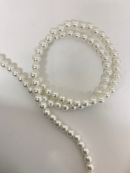 エムズグレイシー パールショルダー付きフェイクファーバッグ 494538 ブルー ITKIYFM1RL5O