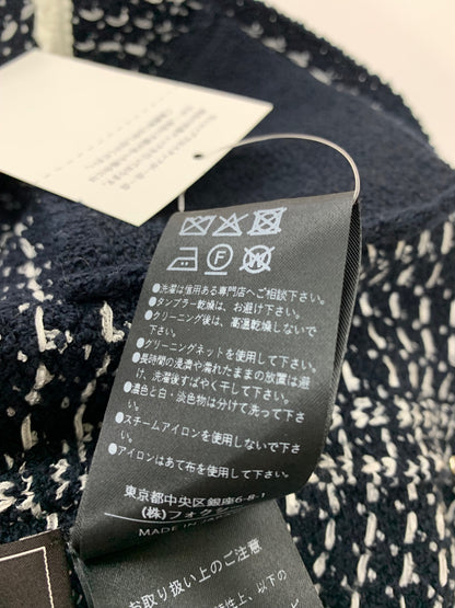 フォクシーブティック Laurel ローレル 45637 カーディガン 42 ネイビー ツイード IT0OPIICS36S
