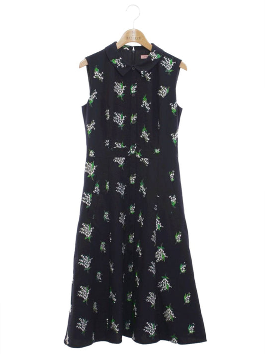 トッカ 【洗える！】LILY OF THE VALLEY ドレス OPTOSM0210 ワンピース 0 ネイビー ITA611T4J1DM