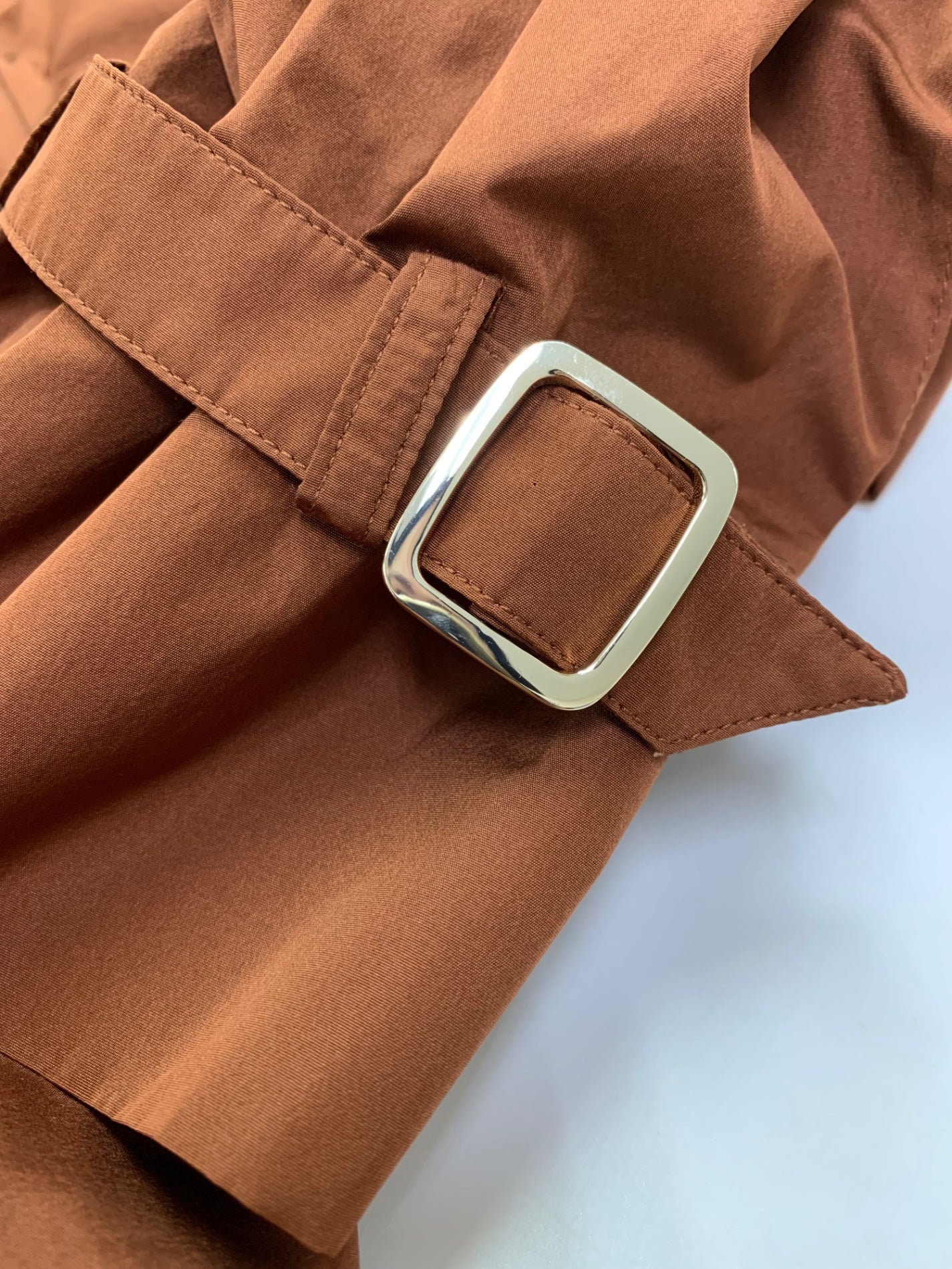 マックスマーラ Max Mara UVA テクニカル タフタ ダスター コート 40 ブラウン IT2SB91VQ2AC