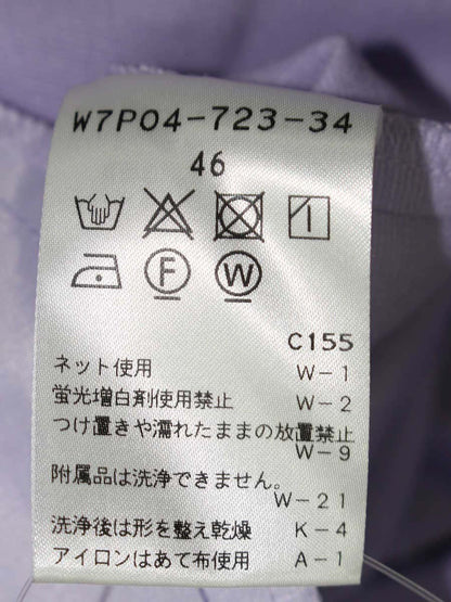 トゥービーシック W7P04-723-34 チュニック 46 パープル IT1ZGDS70UB4 【SALE】