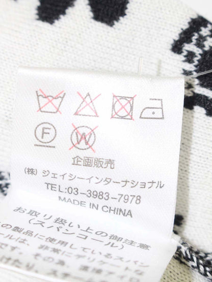 スーパービューティー カーディガン 40 ブラック フラワーモチーフ ビジュー IT9EIAYU13ZS