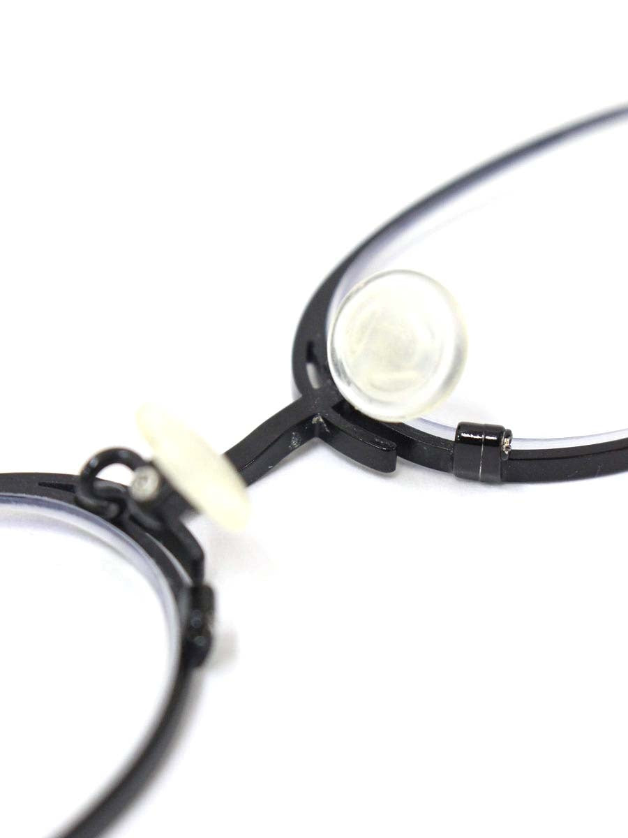 タカノリユゲ YUGE COLLECTION NEWMARBLE30 TY-104 メガネ ブラック メタルフレーム フルリム オーバル IT3V7TBHQZE3 【SALE】