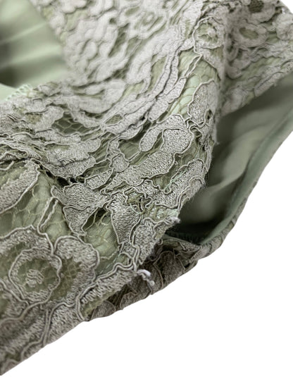 ダイアグラム 03212-31129 ワンピース 36 カーキグリーン レース 花 ITOIMPKATTXS