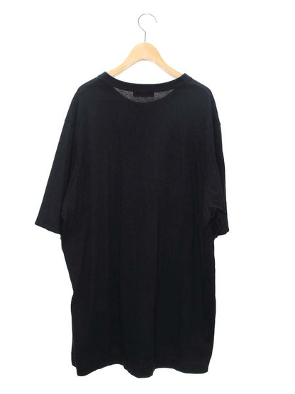 ヨウジヤマモト HS-T84-087 Tシャツ 3 ブラック パッチポケット オーバーサイズ ITX9VDJPZQOO