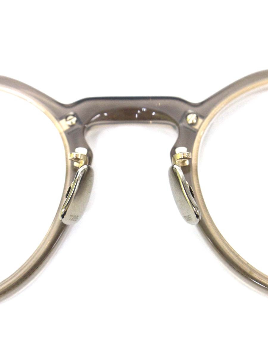 アイヴァン7285 570 メガネ 透明 ベージュ コンビフレーム フルリム ウェリントン IT7MR9BGTH4S