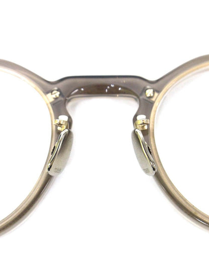 アイヴァン7285 570 メガネ 透明 ベージュ コンビフレーム フルリム ウェリントン IT7MR9BGTH4S