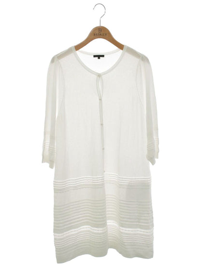 トゥービーシック W5F08-553-02 カーディガン 40 ホワイト ストレッチ ITTZGGNFKJ6C 【SALE】