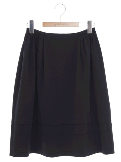 ルネ 5224090 スカート 36 ネイビー フレア IT90ZQTDFGGP