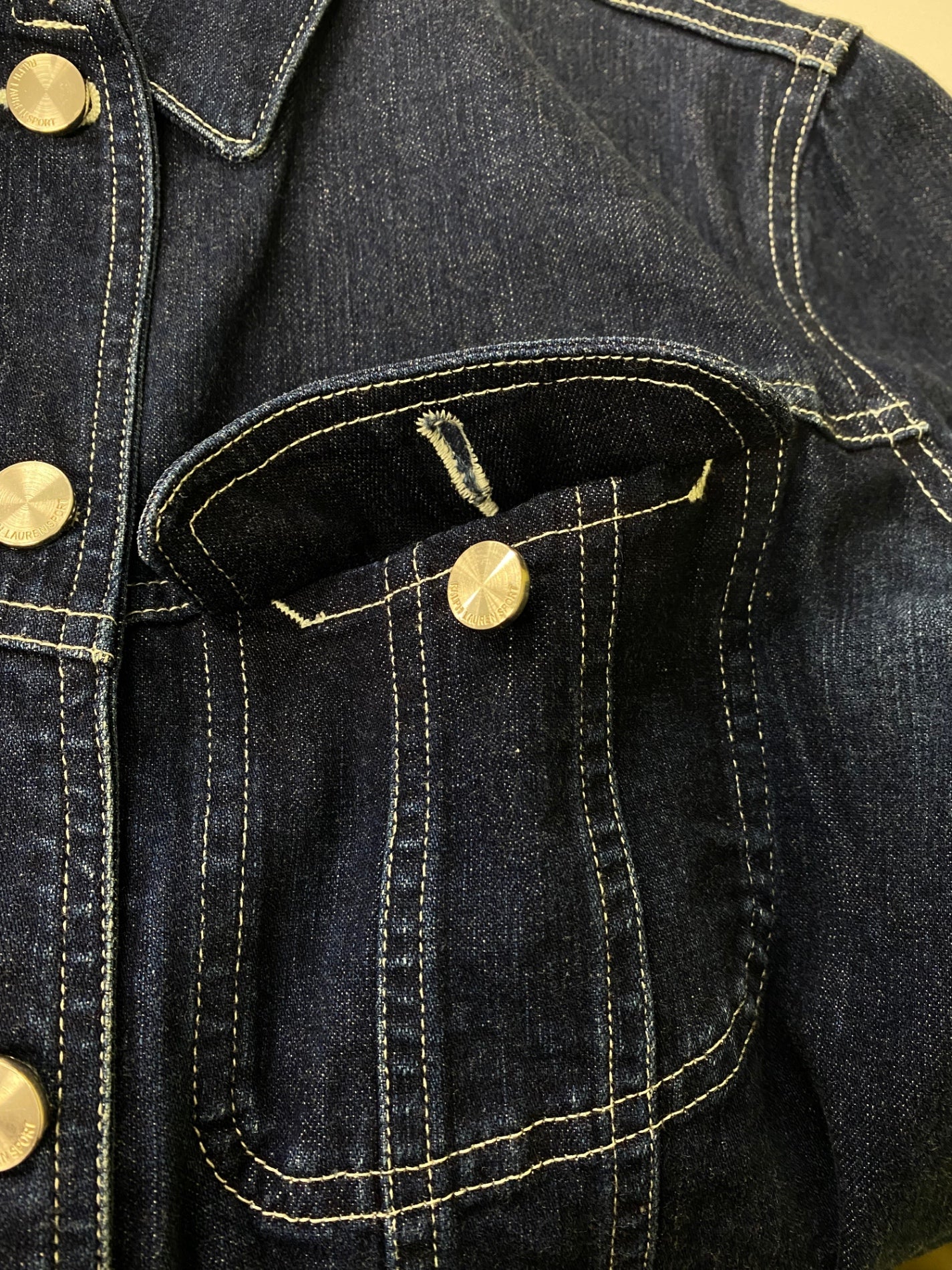 ラルフローレン スポーツ JK RL IM 4102 デニムジャケット 9 ネイビー ITOSK5VW68KQ