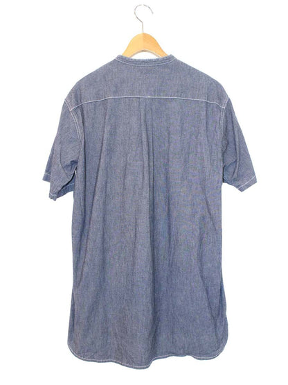 アンドワンダー ストレッチシャンブレー半袖シャツ 574-1183104 3 ブルー 21SS ITC6LU4I78NY