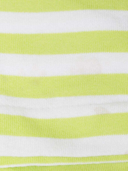 プレイコムデギャルソン AZ-T277 Tシャツ S グリーン ボーダー ハートモチーフ IT25P2GNXSBE