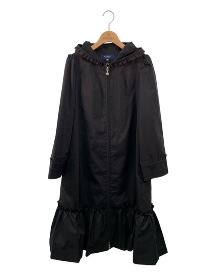 エムズグレイシー 219101 コート 40 ブラック フリルフーディーコート ライナー付 ITMR6CD1MVDW