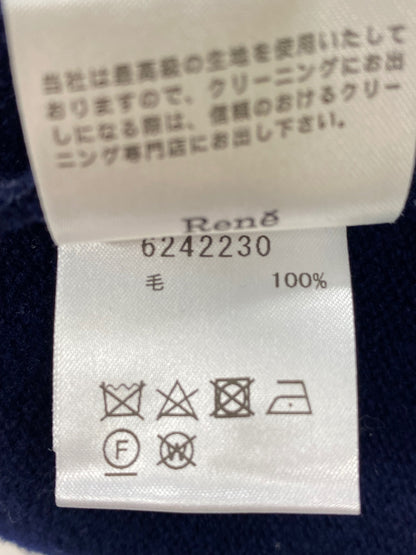 ルネ ノルディック調 ニット セーター 6242230 38 ネイビー IT2O1SO42G5K