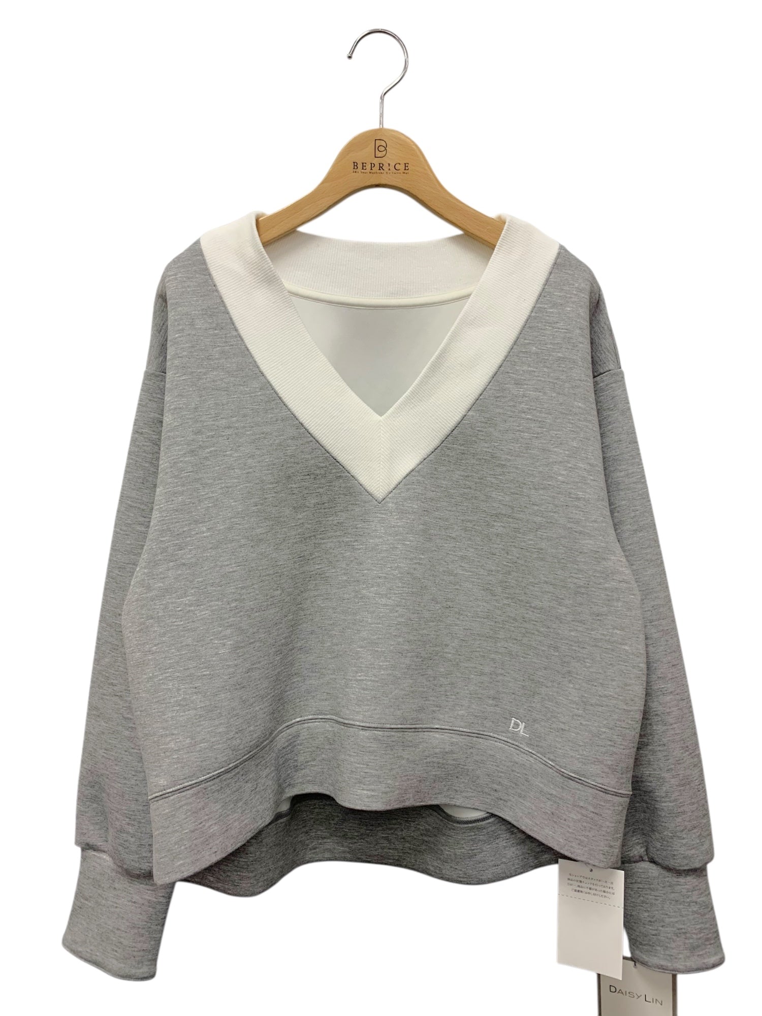 デイジーリン ミルフィーユ 07318 スウェット F グレー レディV プル