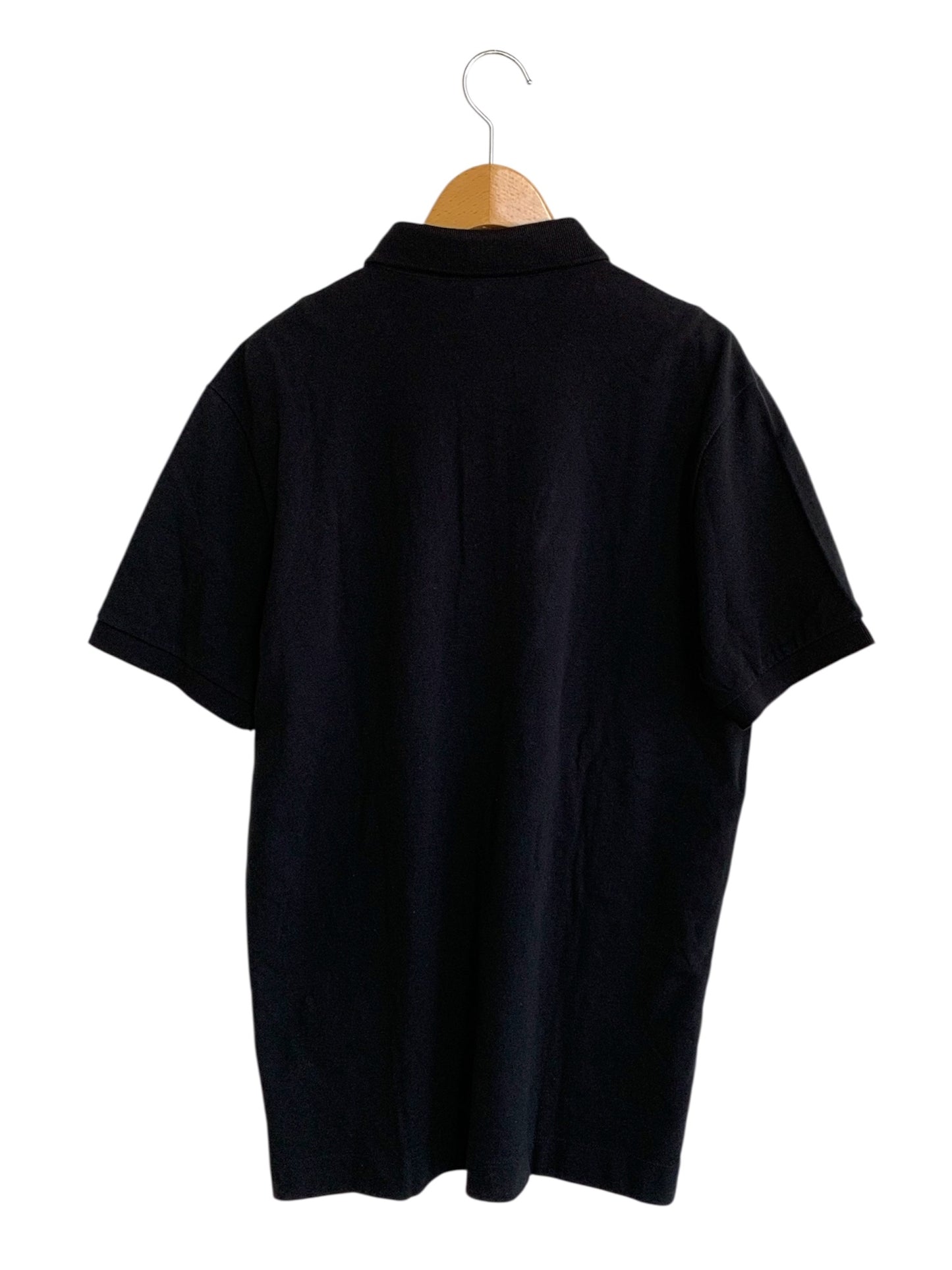 ラコステ レギュラーフィット ストレッチ パリポロシャツ (半袖) PH5522J 4-M ブラック IT7PH0JGWSMK