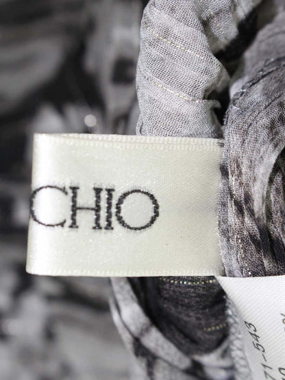 スペッチオ 471-543 シャトルプリーツ ワンピース 40 ブラック/ホワイト/グレー ラメ ITPFL85112LP