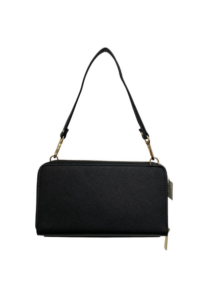 エムズグレイシー Wallet Ribbon Bag 894507 長財布 ブラック ストラップ付き ポシェット IT1EDIWQW1B8