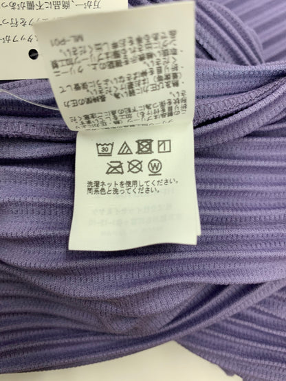 オムプリッセイッセイミヤケ HP43JJ102 シャツ 2 パープル オープンカラー プリーツ 半袖 ITHHFPS35PCC 【SALE】