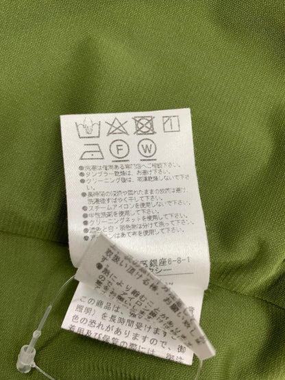 フォクシーニューヨーク スリムタックドレス 38327 ワンピース 40 グリーン ITL7A2OI2ONW