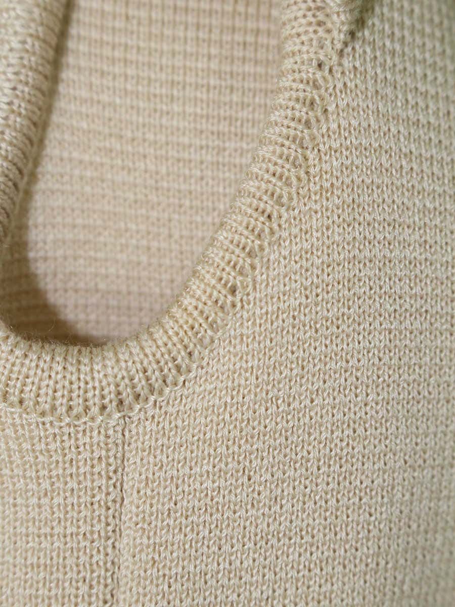 フォクシーブティック 25649 ワンピース 38 ベージュ ワンピース 衿付 ITQV64OFIRVS 【SALE】