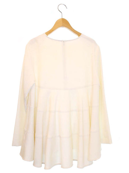 ヨリ YR2121-119AW カットソー 38 アイボリー ペプラム ITZEFCTC9U6G
