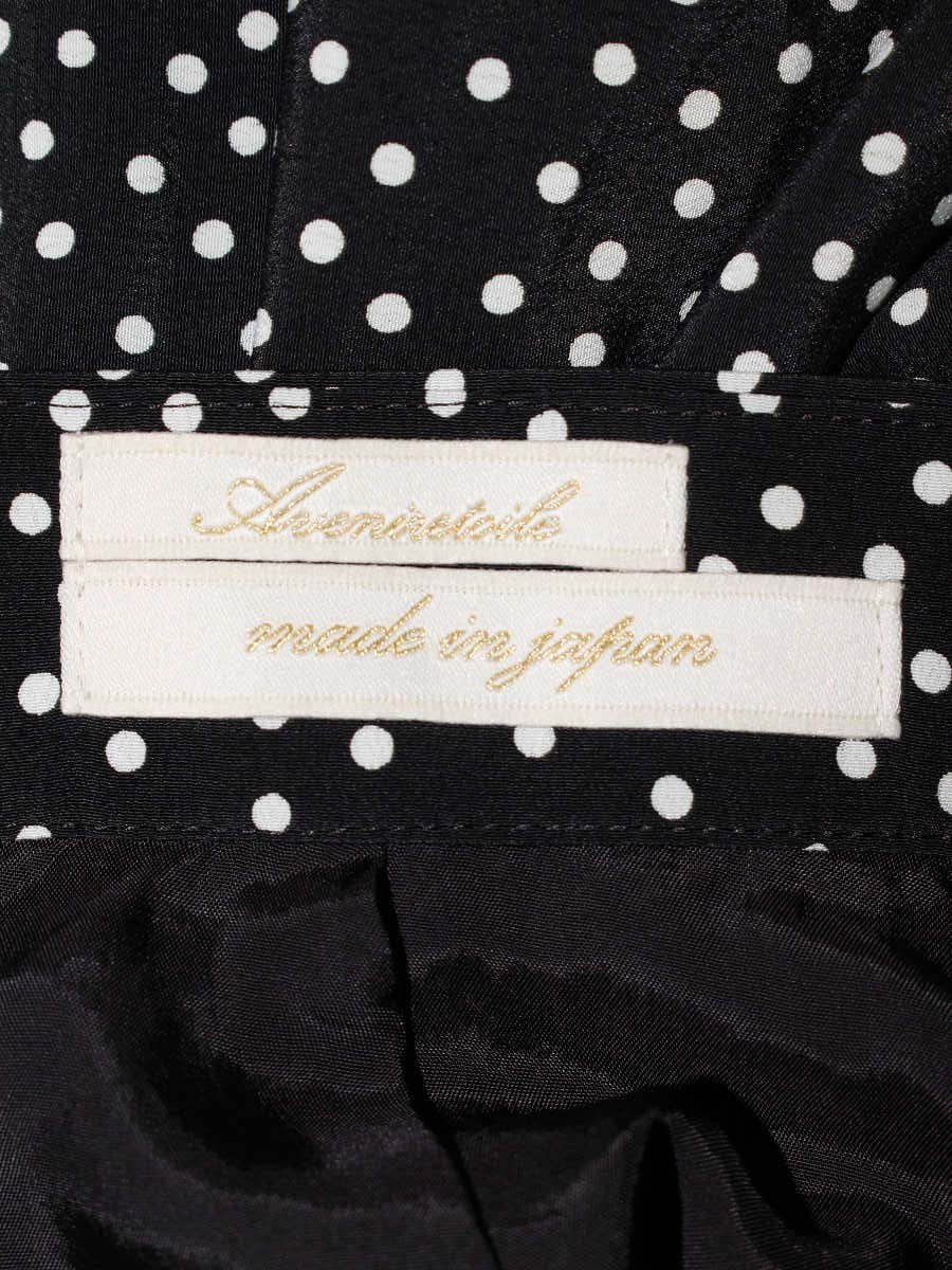 アベニールエトワール S440-017 スカート 34 ブラック ドット ITEVHTS0E8HN 【SALE】