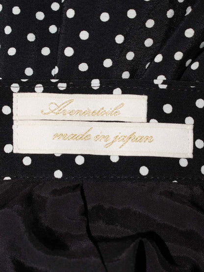 アベニールエトワール S440-017 スカート 34 ブラック ドット ITEVHTS0E8HN 【SALE】
