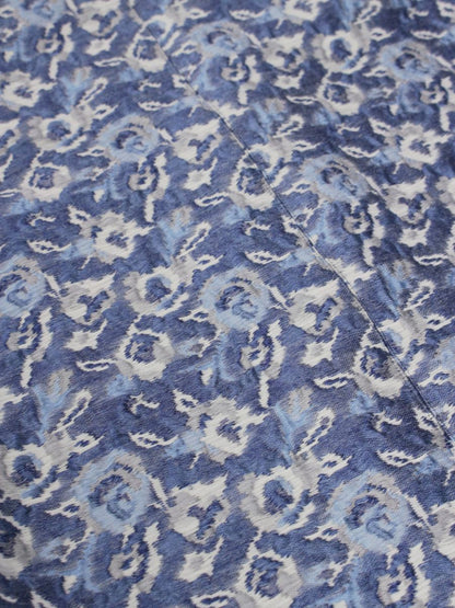 アマカ フラワージャガードスカート V5S14403 40 ブルー ITB0OQJ198EM