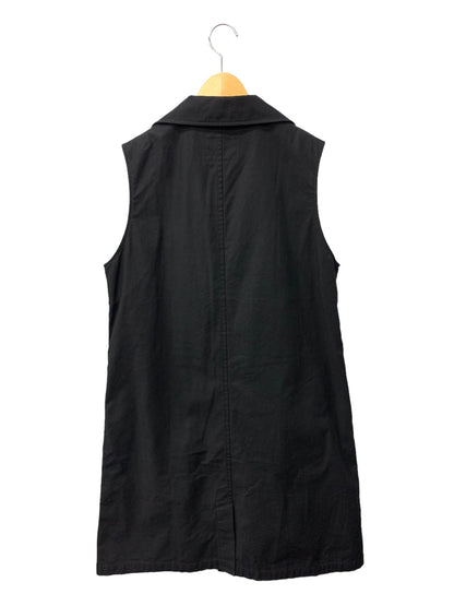 ヨウジヤマモト MILITARY B SATIN. BLACK R-F2 LONG VEST FV-J56-006 ジレ 3 ブラック ITR0CAT3L0XS 【SALE】