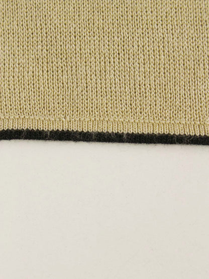 トゥービーシック UME95-767-40 ワンピース 40 ベージュ ニット ベロア リボン ITOOTTUX20FM