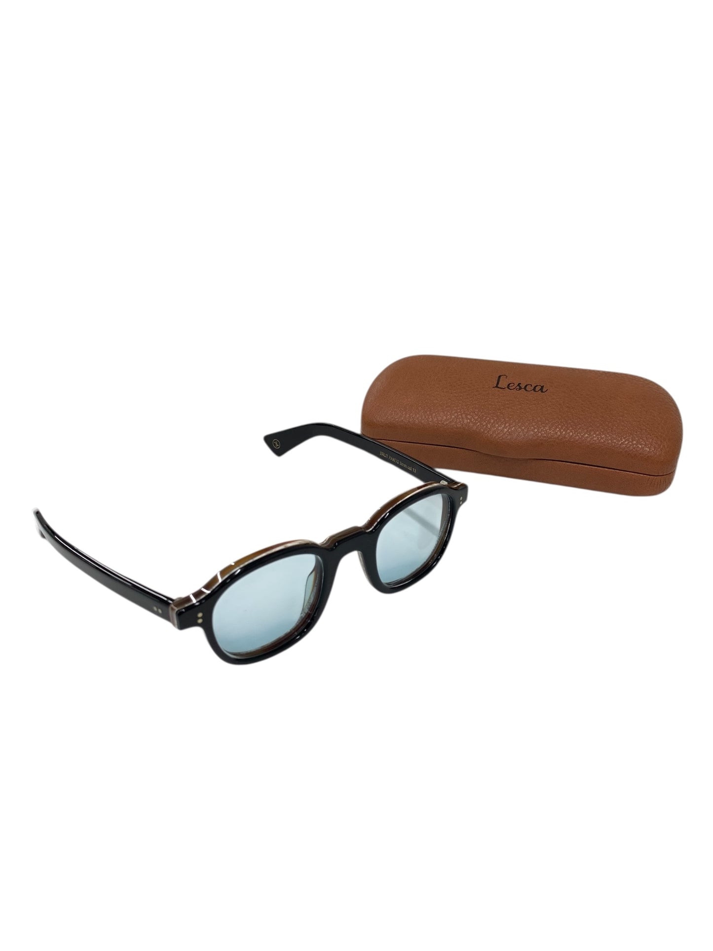 レスカルネティエ BRUT PANTO　8mm メガネ 眼鏡 ブラック IT0I2HR9LM52