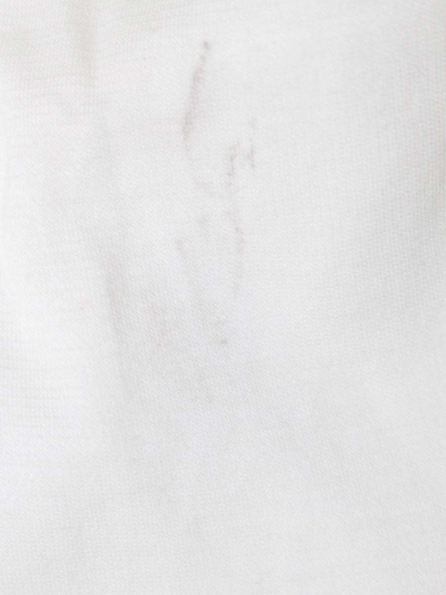 エムズグレイシー 115502 Tシャツ カットソー 40 ホワイト シフォン袖 切替 カメリアリボンモチーフ ITCMXFRRJ7VV