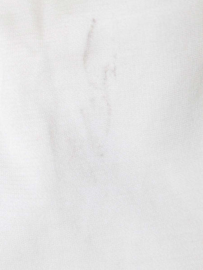 エムズグレイシー 115502 Tシャツ カットソー 40 ホワイト シフォン袖 切替 カメリアリボンモチーフ ITCMXFRRJ7VV