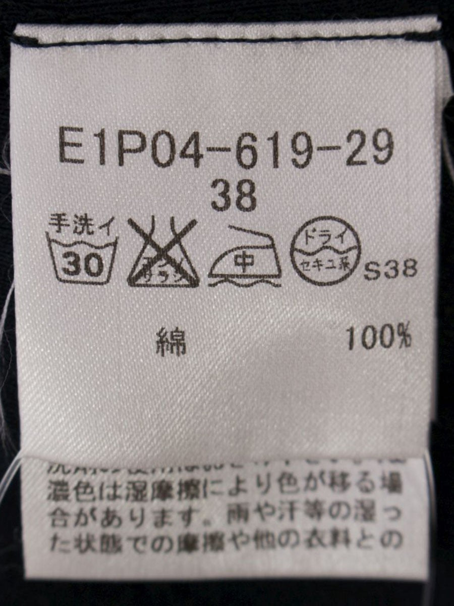 バーバリーブルーレーベル E1P04-619-29 ニット 38 ネイビー ロゴ ボートネック ITMLN69MD8DU