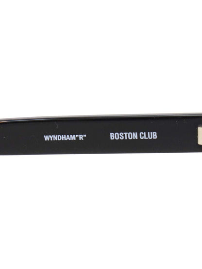 ボストンクラブ WYNDHAM "R" メガネ ブラック ウェリントン セルフレーム ITQPB8VUTQS6