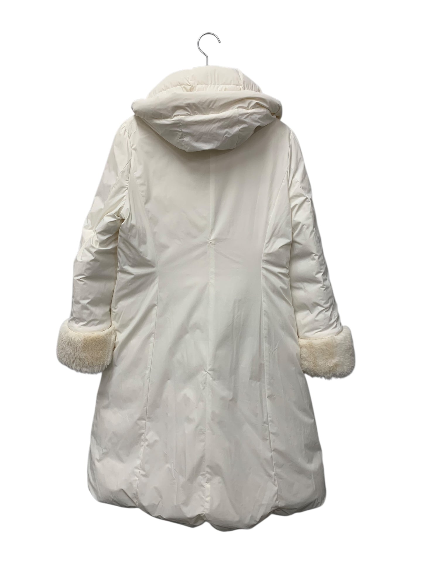 エムズグレイシー リバーシブルダウンコート 219606 42 ホワイト フェイクファー IT9QUIQ220FE