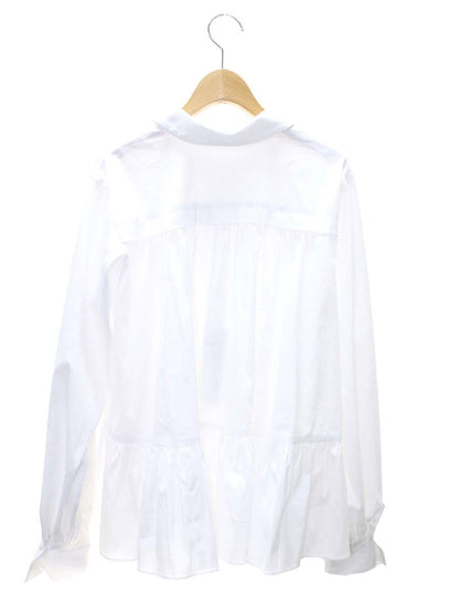 エポカ M5M06-217-01 シャツ 40 ホワイト ブラウス ペプラム ITFULO907H7G