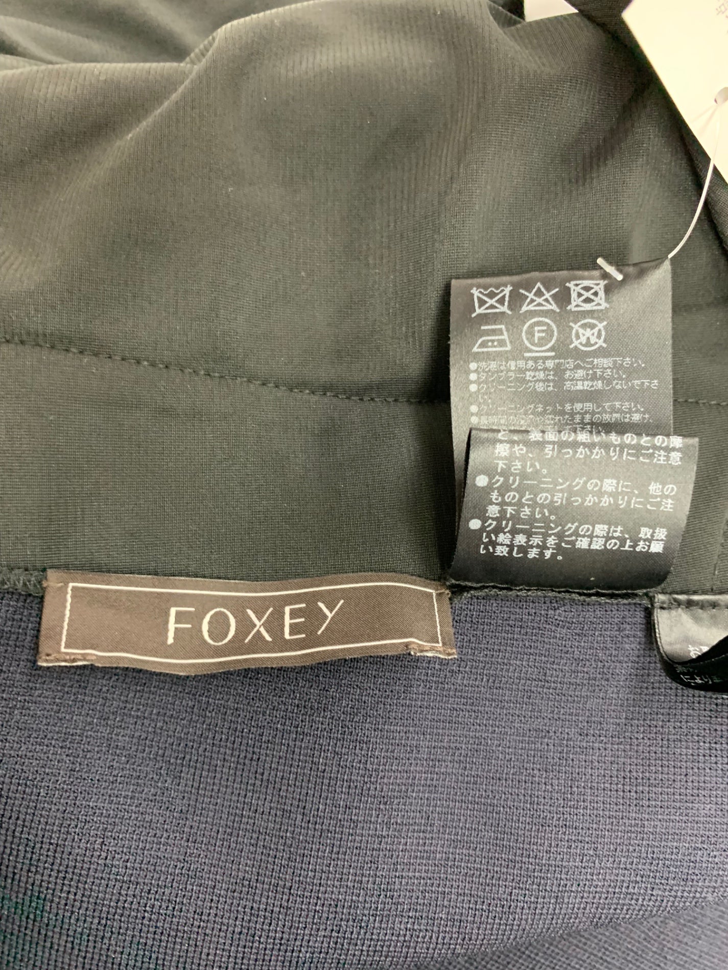 フォクシーブティック Knit Dress Tuberose 41104 ワンピース 40 ネイビー IT92F17MYVHS