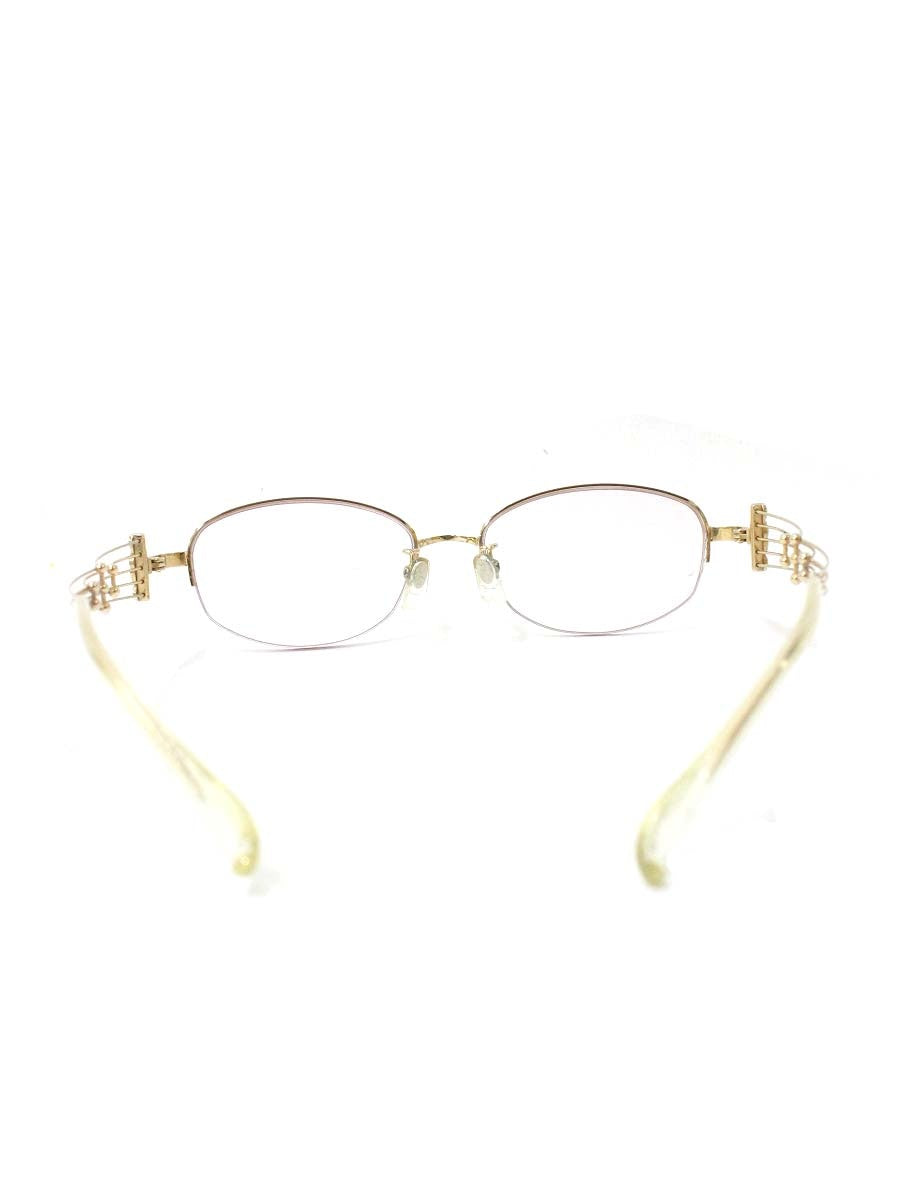 ラインアートシャルマン XL1450 メガネ ゴールド ラインストーン メタルフレーム フルリム オーバル ITG83N19608G 【SALE】