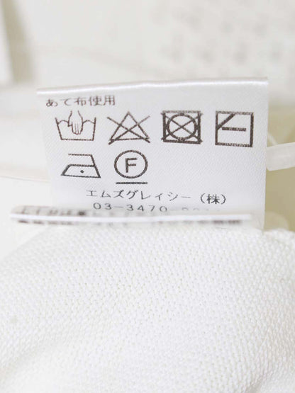 エムズグレイシー 418518 ニット 38 ホワイト レース ITZ232KX7SJS