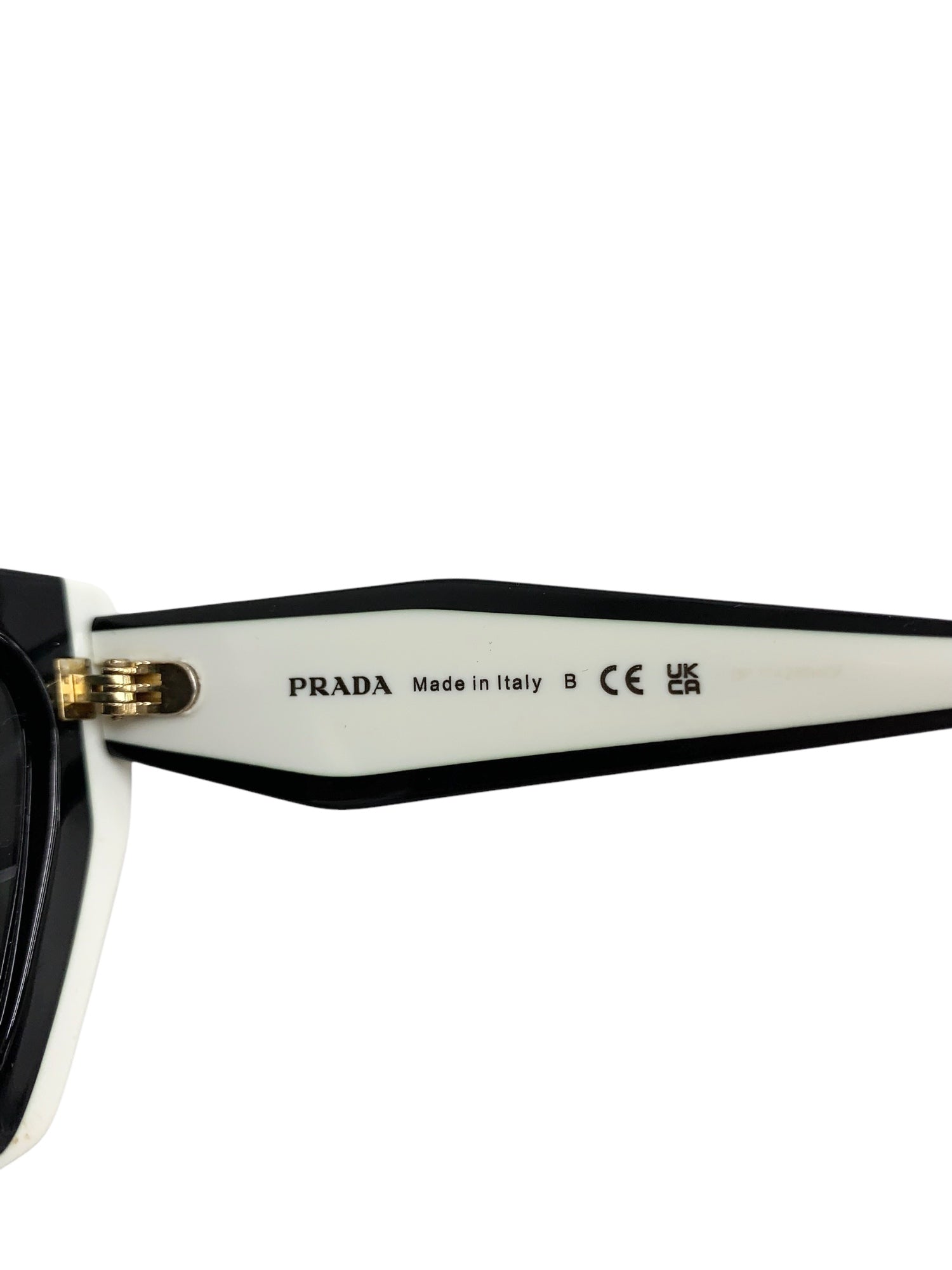プラダ SPR15W サングラス ブラック セルフレーム ボストン